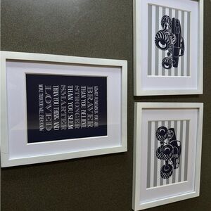 Set of Three Monster Truck Wall Art Prints